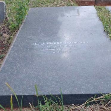 MAINGARD L.J. Pierre 1899-1965 