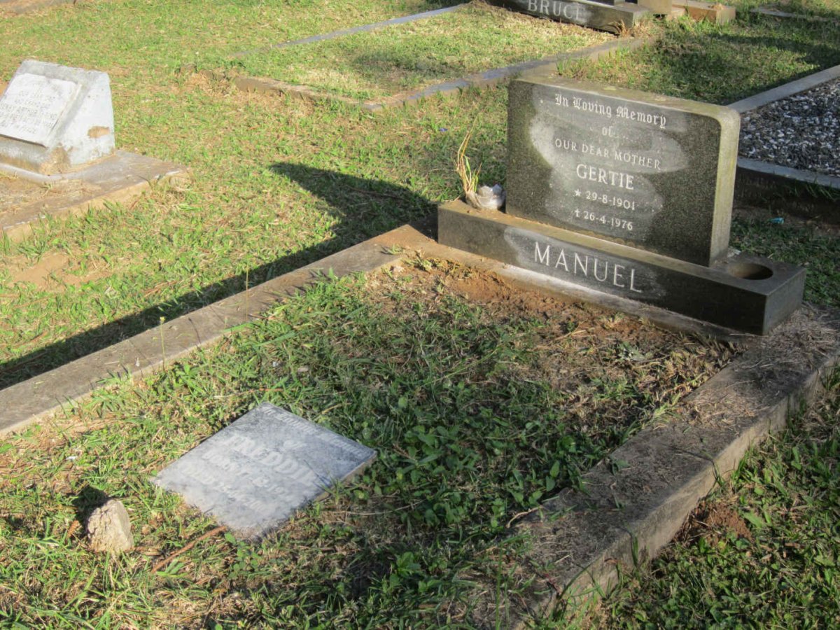 MANUEL Gertie 1901-1976 :: MANUEL Freddie 1924-2003