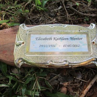 MENTOR Elizabeth Kathleen 1926-2012