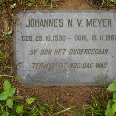 MEYER Johannes N.V. 1930-1961