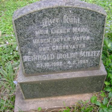 MILITZ Reinhold 1892-1959