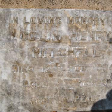 MITCHELL Colin Henry -1934