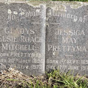 MITCHELL Gladys Elsie Roach nee PRETTYMAN 1896-1973 :: PRETTYMAN Jessica May 1894-1977
