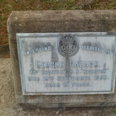 HAZARD George -1950