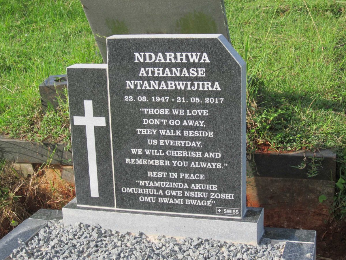 NTANABWIJIRA Ndarhwa Athanase 1974-2017