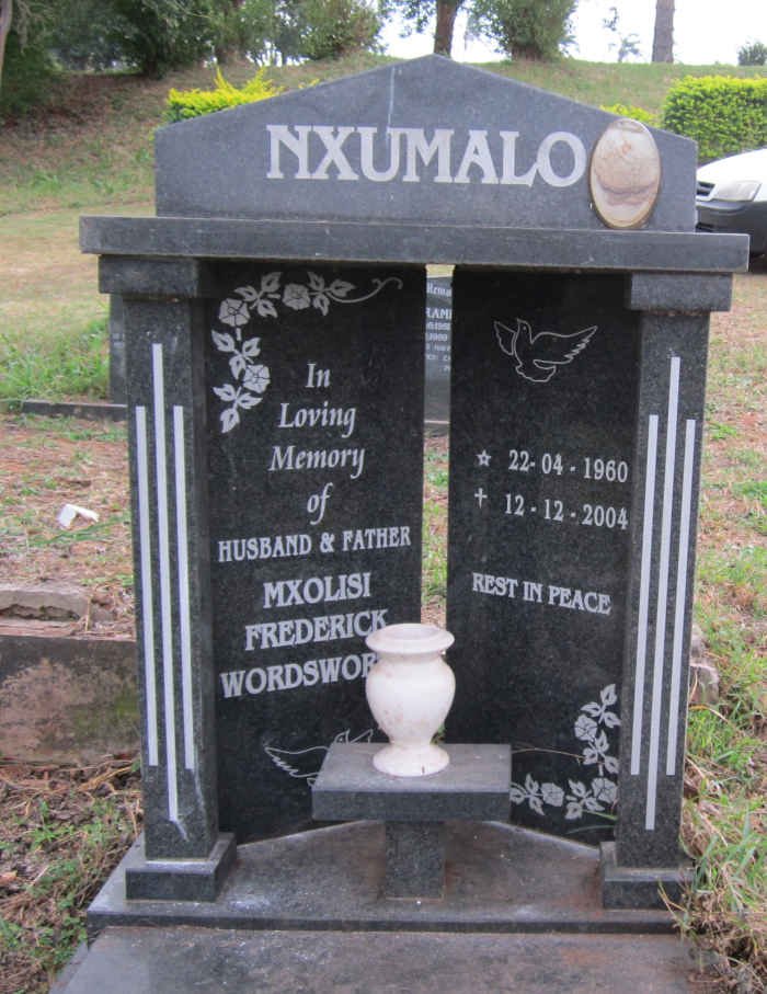 NXUMALO Mxolisi Frederick Wordsworth 1960-2004