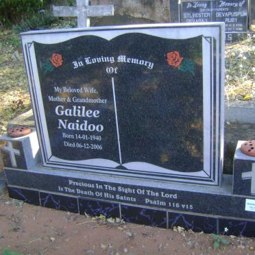 NAIDOO Galilee 1940-2006
