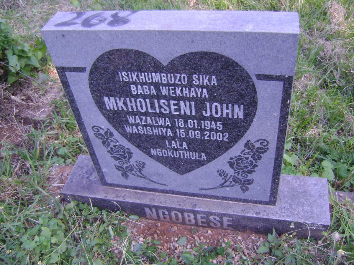 NGOBESE Mkholiseni John 1945-2002
