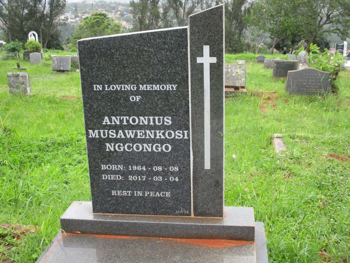 NGCONGO Antonius Musawenkosi 1964-2017
