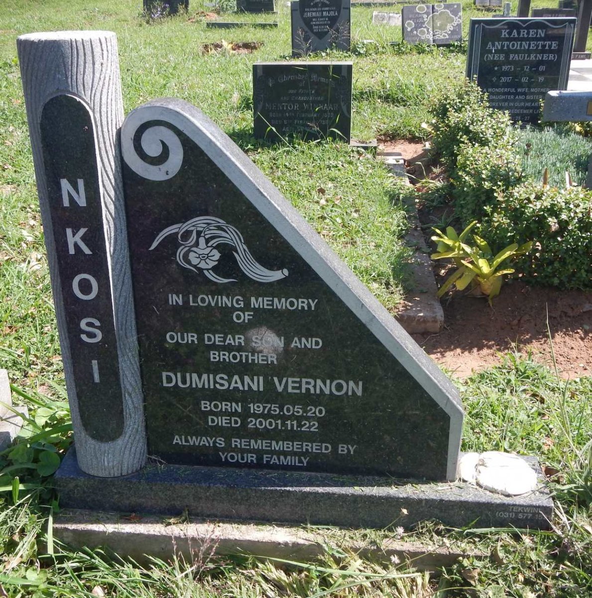 NKOSI Dumisani Vernon 1975-2001
