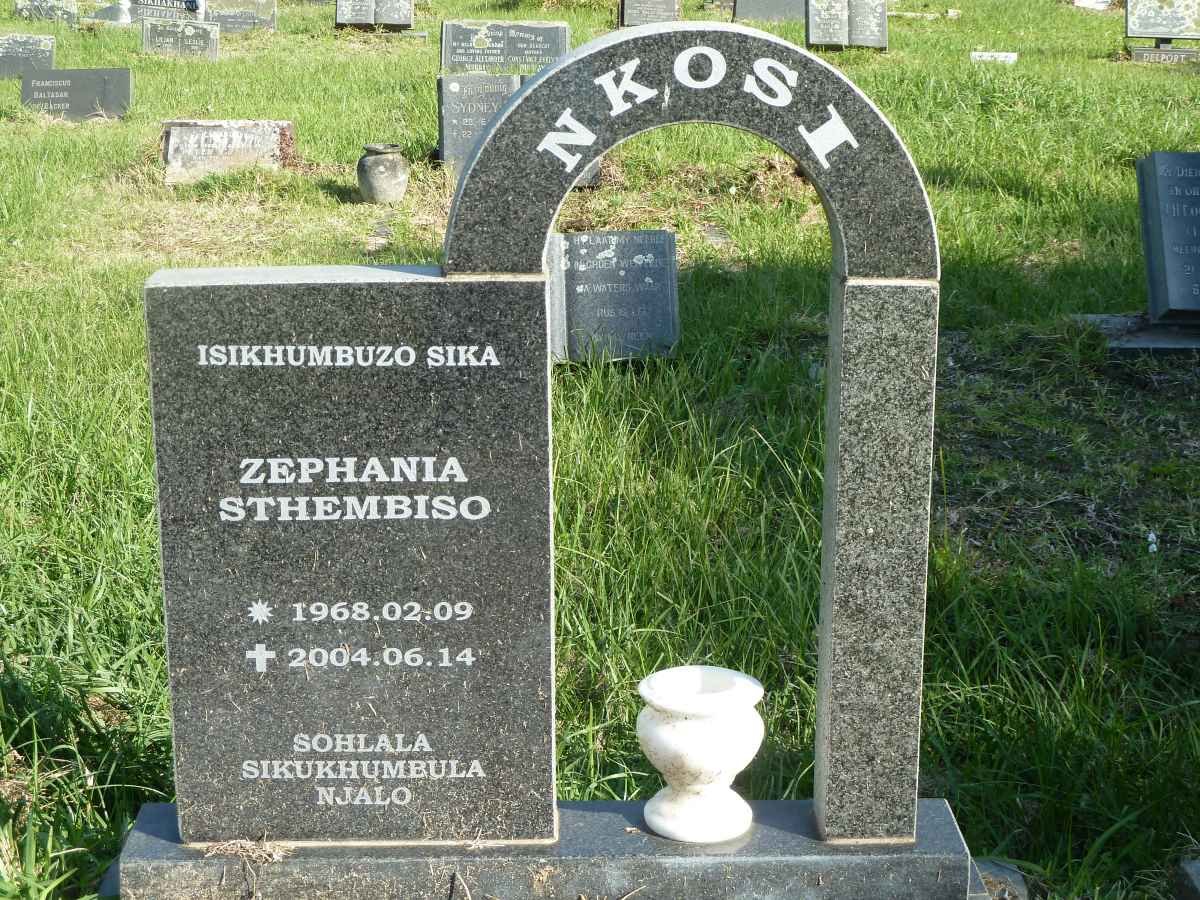 NKOSI Zephania Stembiso 1968-2004