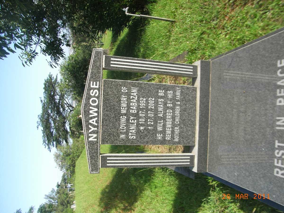 NYAWOSE Stanley Babazani 1952-2002