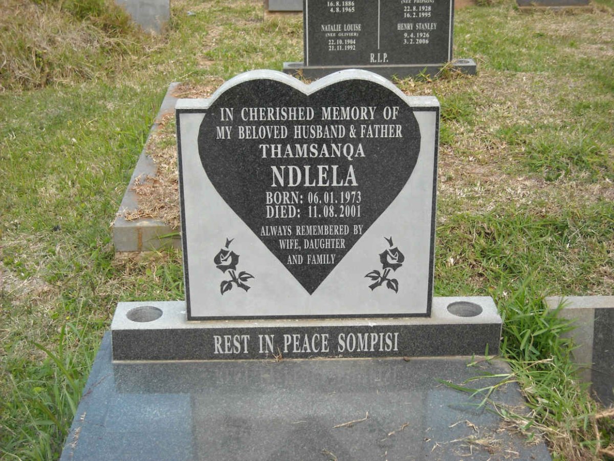 NDLELA Thamsanqa 1973-2001