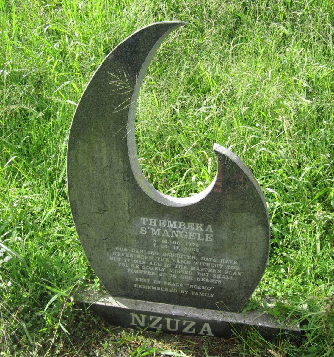 NZUZA Thembeka S'Mangele 1976-2002