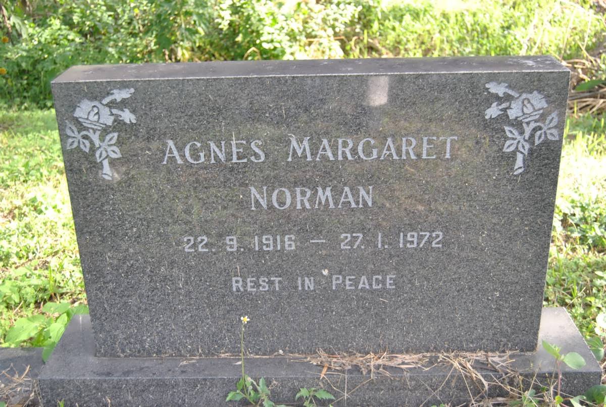 NORMAN Agnes Margaret 1916-1972