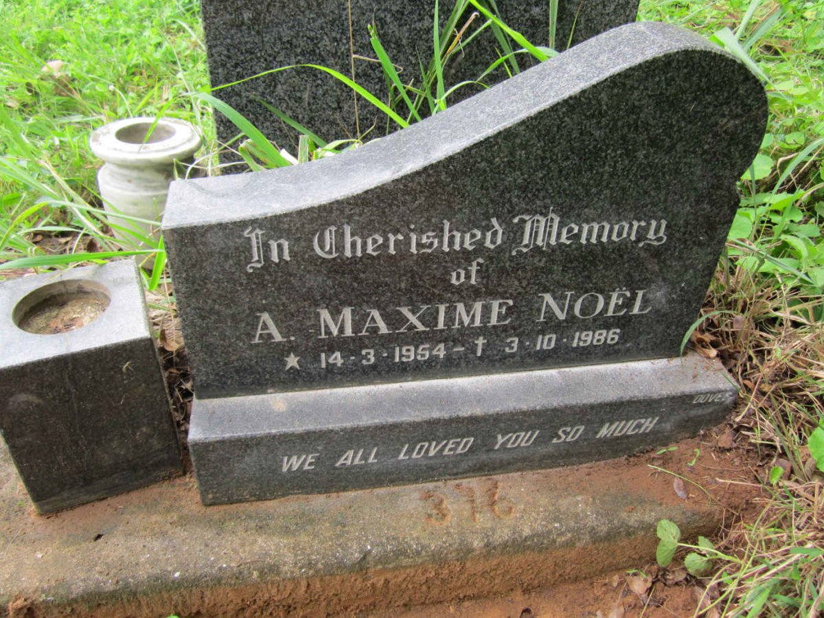 NOËL A. Maxime 1954-1986