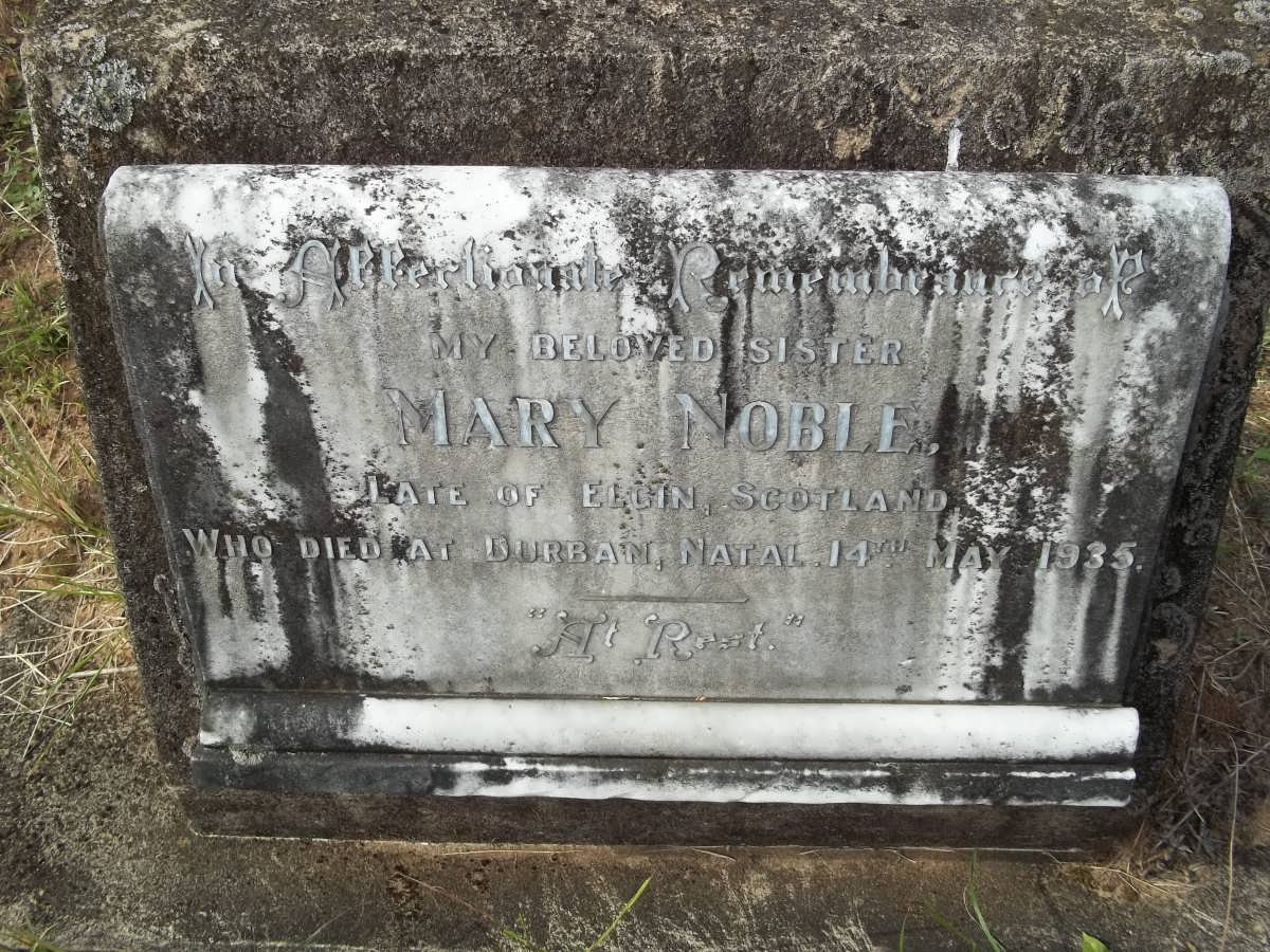 NOBLE Mary -1935