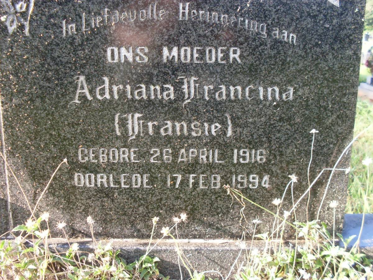 NORTJE Willem Schalk 1913-1964 &amp; Adriana Francina 1916-1994