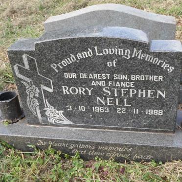 NELL Rory Stephen 1963-1988