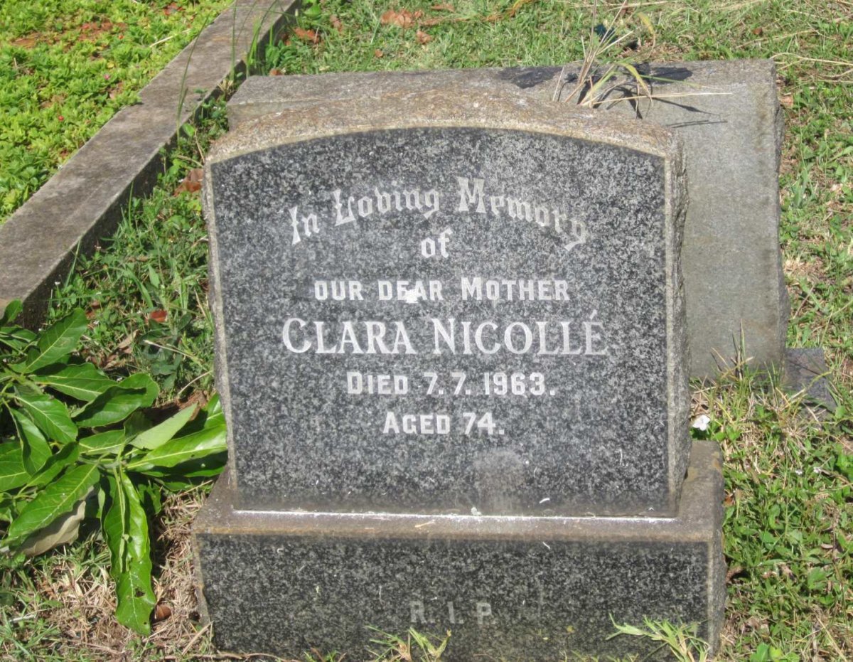 NICOLLE Clara  -1963
