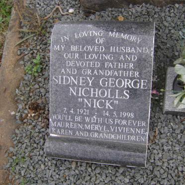 NICHOLLS Sydney Douglas -1942 &amp; Hilda Muriel -1954 :: NICHOLLS Ivo Kingsford -1958 :: McCARTHY David William 1925-1983