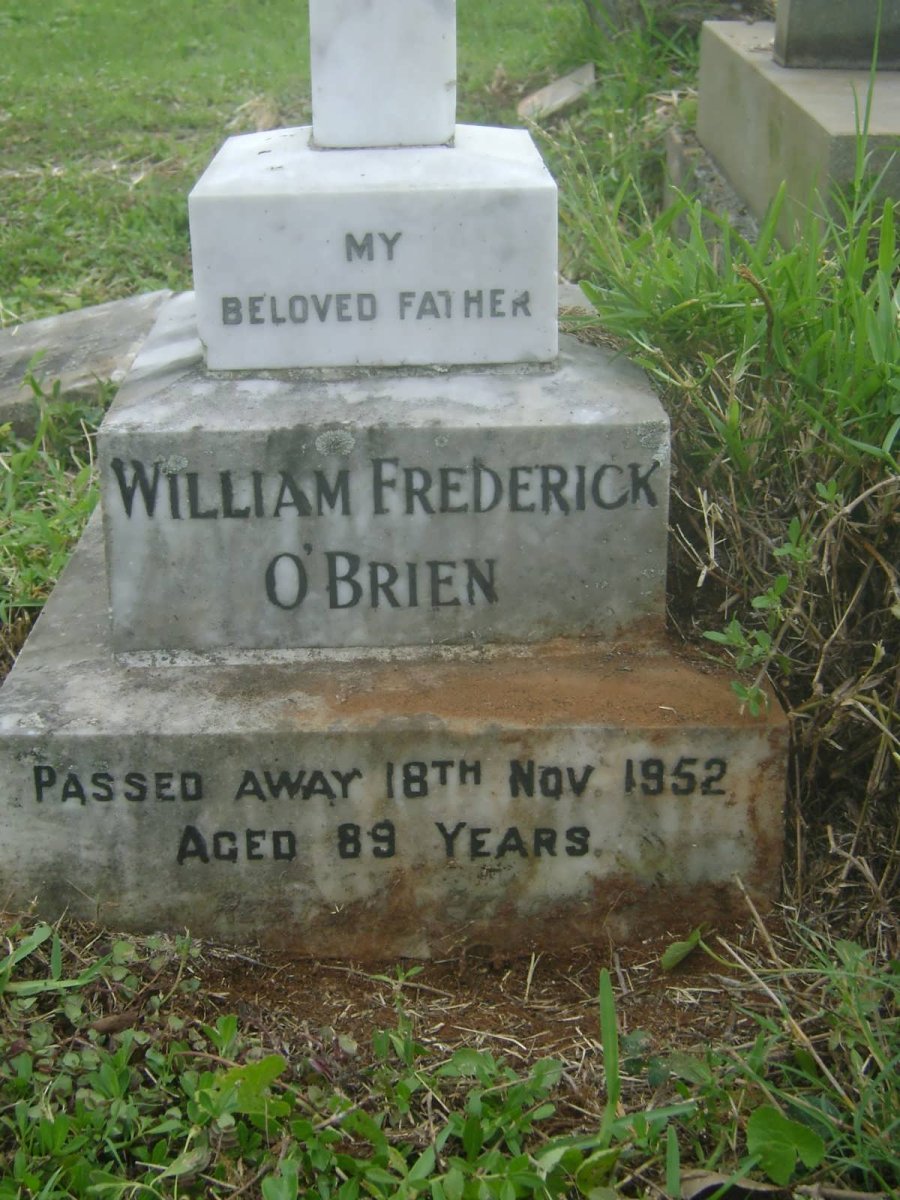 O'BRIEN William Frederick -1952