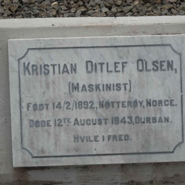 OLSEN Kristian Ditlef 1892-1943