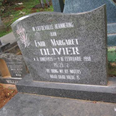 OLIVIER Enid Margaret 1935-1998