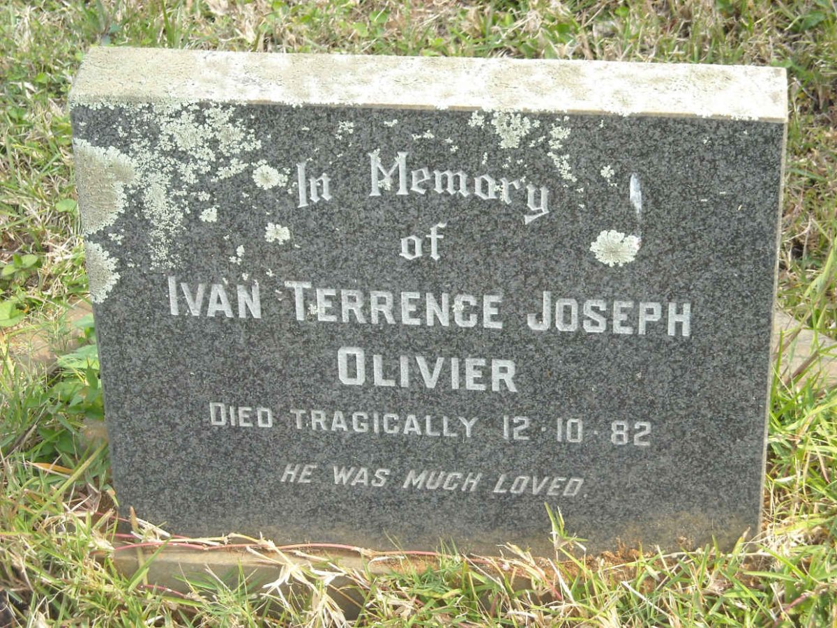 OLIVIER Ivan Terrence Joseph -1982 