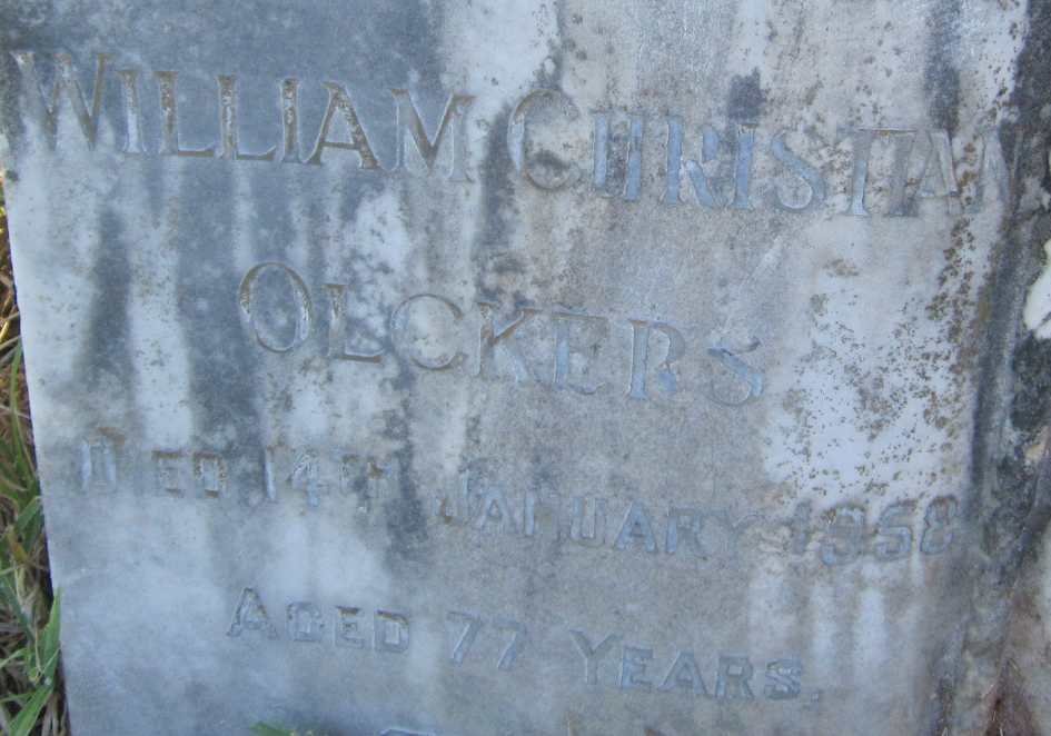 OLCKERS William Christian -1958