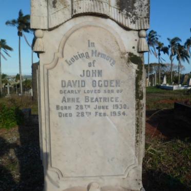 OGDEN John David 1930-1954