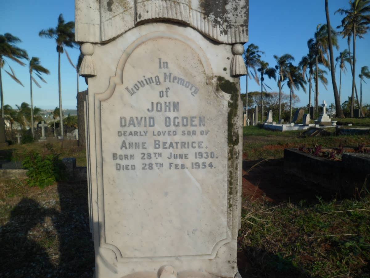 OGDEN John David 1930-1954