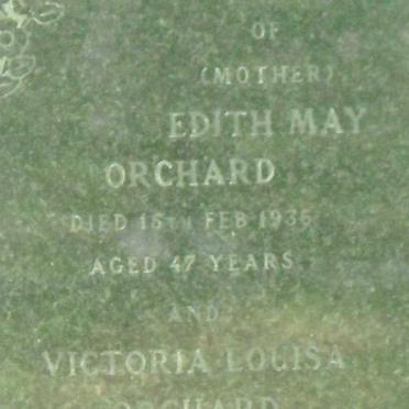 ORCHARD Edith May -1936