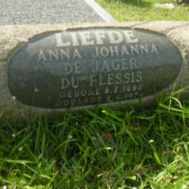 PLESSIS Anna Johanna De Jager, du 1895-1974