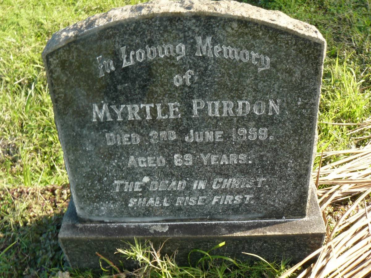 PURDON Myrtle -1959