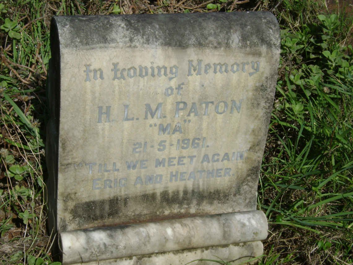 PATON H.L.M. -1961