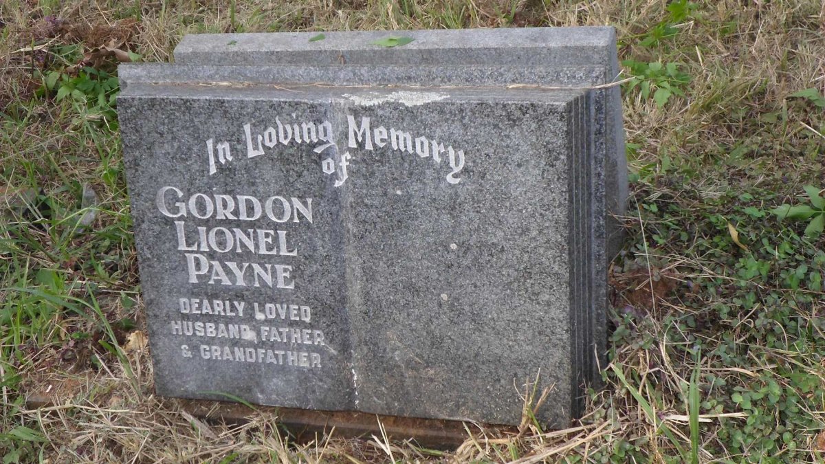 PAYNE Gordon Lionel -1988