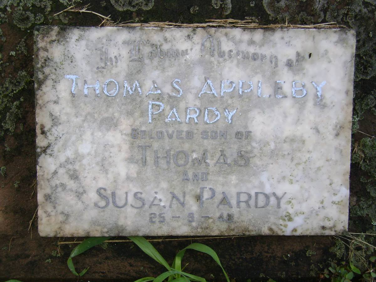 PARDY Thomas Appleby -1948