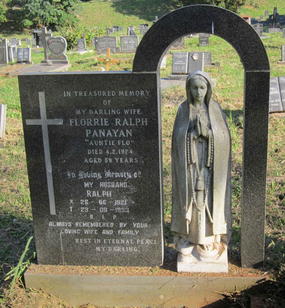 PANAYAN Ralph 1921-1993 &amp; Florrie Ralph -1974