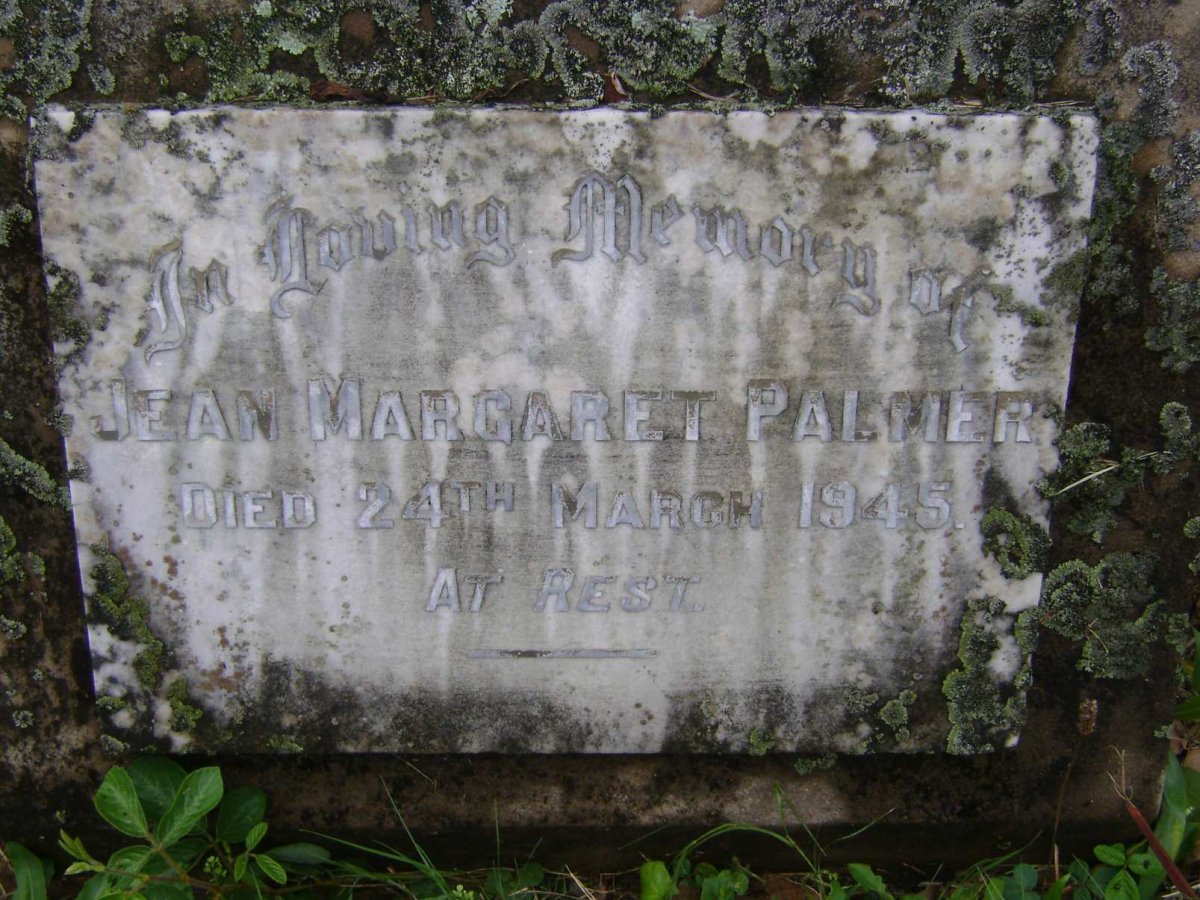 PALMER Jean Margaret -1945