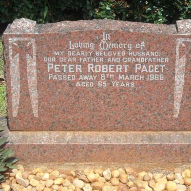 PAGET Peter Robert -1988