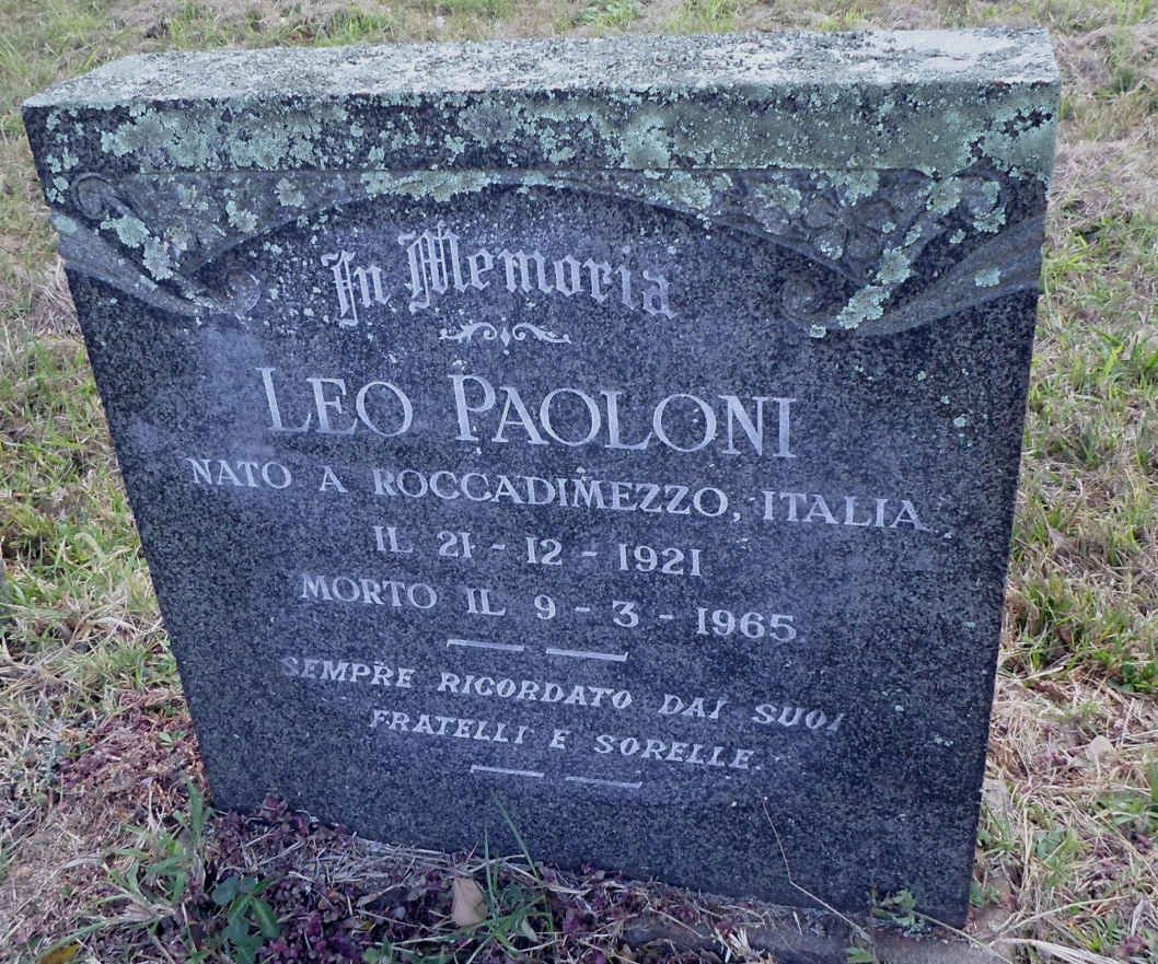 PAOLONI Leo 1921-1965