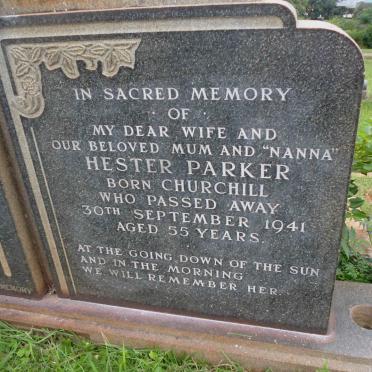PARKER :: CHURCHILL
