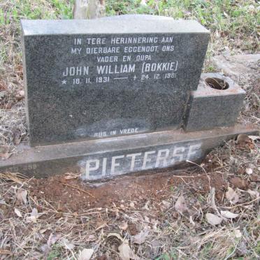PIETERSE John William 1931-1981