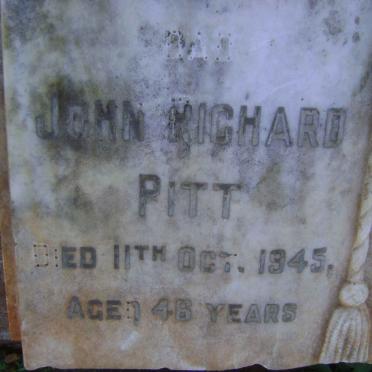 PITT John Richard -1945 &amp; Magdeline Maria DAMONSE -1959