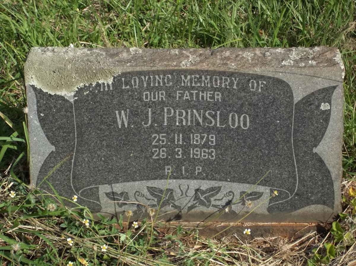 PRINSLOO W.J. 1879-1963