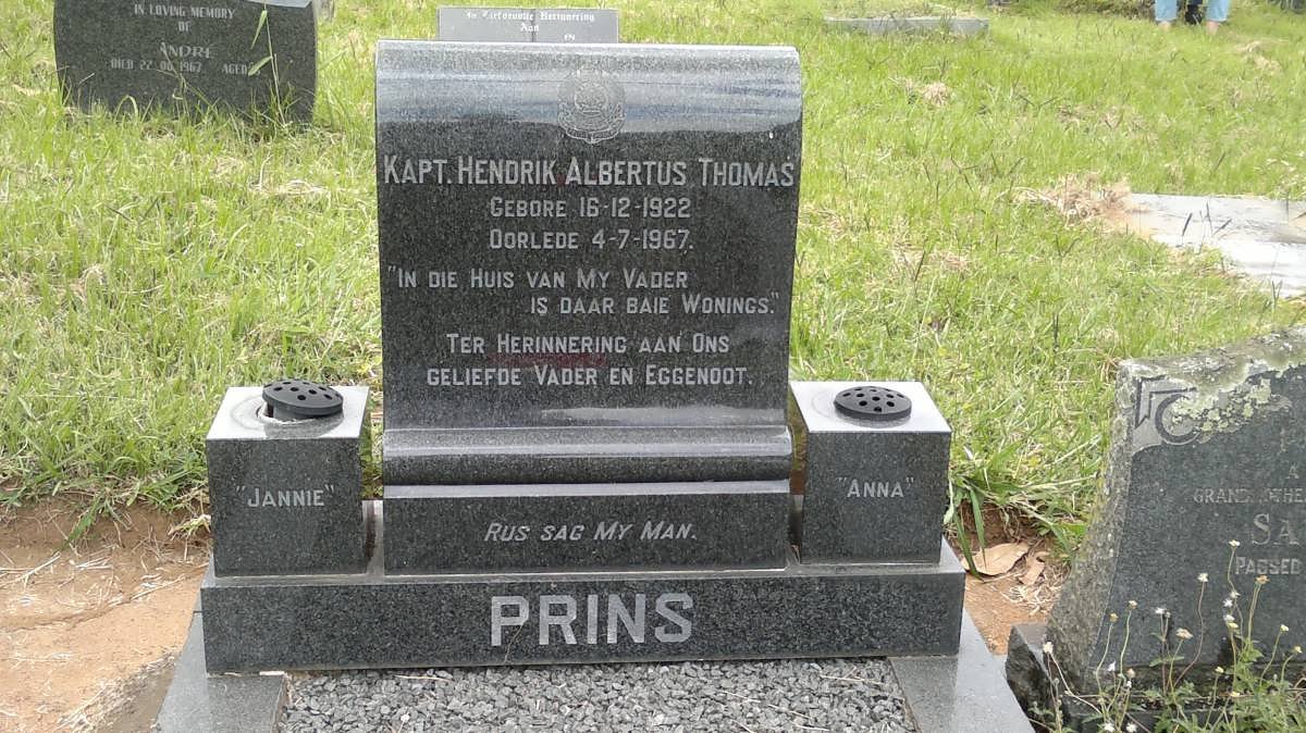PRINS Hendrik Albertus Thomas 1922-1967