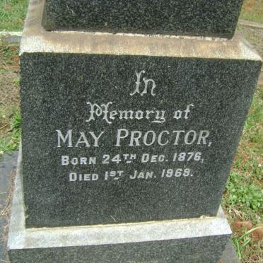 PROCTOR John 1879-1963 &amp; May 1876-1969