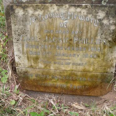 PHILLIPS Carl Jackie 1914-1940