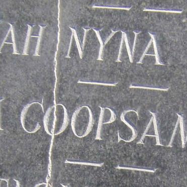 ? Moorgiah Nyna 1932-1955 :: ? Ruthman Coopsamy 1929-1955